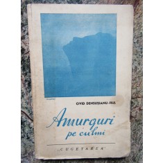 Amurguri pe culmi - Ovid Densusianu fiul