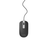 MOUSE GEMBIRD, PC sau NB, cu fir, USB, optic, 1200 dpi, butoane/scroll 4/1, cablu 1.35m, negru-argintiu, &quot;MUS-4B-06-BS&quot; (timbru verde 0.18 lei)
