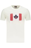 Cumpara ieftin Norway Tricou barbati cu imprimeu, din bumbac, Regular fit, Alb, M