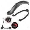 Set Aripa Spate + Suport Trotineta Electrica Xiaomi M365/Pro, Aparatoare Noroi, Negru/Alb