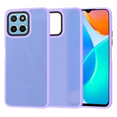 Husa pentru Honor 70 Lite / X6 / X8 5G, Techsuit, HaloFrost, Mov Deschis foto