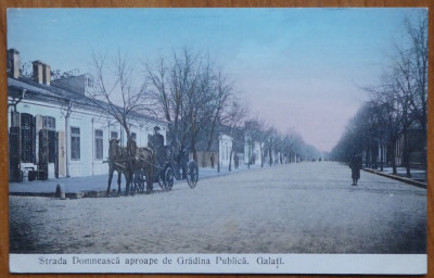 Galati , Strada Domneasca aproape de Gradina Publica , necirculata foto