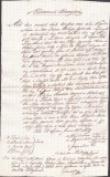 A3740N Scrisoare de recunoaștere a datoriei privind un &icirc;mprumut florini renani 1859 T&acirc;rgu Lăpuș limba maghiară h&acirc;rtie filigran K Monostor