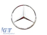 Emblema pentru grila frontala potrivita pentru Mercedes 165 mm Performance AutoTuning