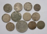 Lot 12 Monede Argint Romania, 63.36g. Argint in Crestere! Monede Romanesti Argint, Colectie Numismatica