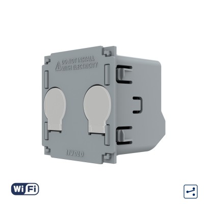 Modul Intrerupator Dublu Cap Scara / Cruce Wi-Fi cu Touch LIVOLO &amp;ndash; Serie Noua SmartElectro IntelligentHouse foto