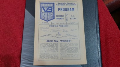 Program Victoria Buc. - S C Bacau foto
