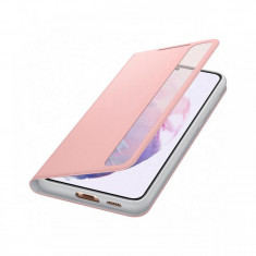 Husa Originala Samsung Galaxy S21 Plus Smart Clear View Cover Pink