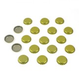 Set Capace Metalice, Art&amp;Crafts, Verde Olive, 18 Bucăți