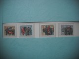 HOPCT TIMBRE MNH 1238 MILITIA 35 ANI -4 VAL-1988-GERMANIA DDR/RDG, Nestampilat