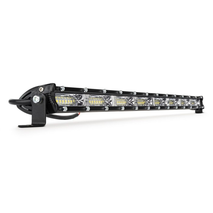 Proiector LED BAR model &bdquo;SLIM&rdquo; pentru Off-Road, ATV, SSV, putere 216W, culoare 6500K, tensiune 9-36V, dimensiuni 650 x 27 x 43 mm