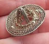(109) BROSA DIN ARGINT, MODEL PALARIE, VINTAGE, SUPERBA, FILIGRAN, Brose argint