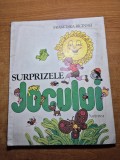 Carte pentru copii - surprizele jocului - din anul 1980