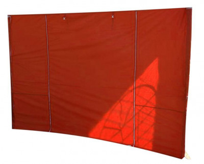 Perete FESTIVAL 45, roșu, pentru cort, rezistent la UV foto