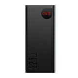 Baterie Externa Baseus Adaman, 40000mAh, 22.5W, QC + PD, 1 x USB-C - 3 x USB-A, Neagra
