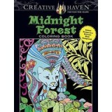 Creative Haven Midnight Forest Coloring Book