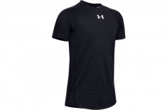 Tricou Under Armour Charged Cotton SS Jr Tee 1351832-001 negru foto