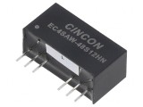 Convertor DC-DC 12V 500mA 5/6W SIP8