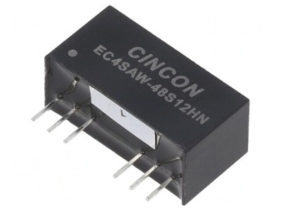 Convertor DC-DC 12V 500mA 5/6W SIP8 foto