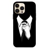 Husa compatibila cu Apple iPhone 13 model Mr. Anonymous, Silicon, TPU, Viceversa, Transparent, Carcasa