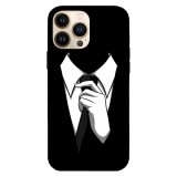 Husa compatibila cu Apple iPhone 15 Pro Max model Mr. Anonymous, Silicon, TPU, Viceversa, Transparent, Carcasa