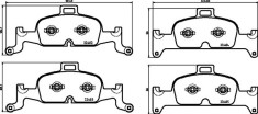 BREMBO P 85 164 PRIME LINE set placute frana,frana disc