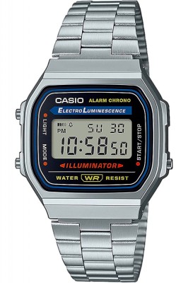 Ceas unisex CASIO Retro Vintage Casual UNX DIG SS BLK foto