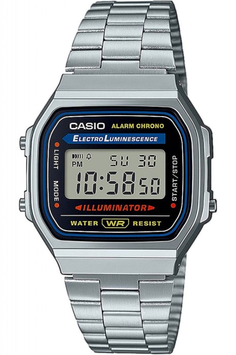 Ceas unisex CASIO Retro Vintage Casual UNX DIG SS BLK