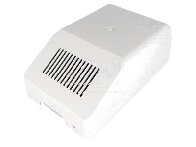 Carcasă alimentator ABS gri ventilată foto