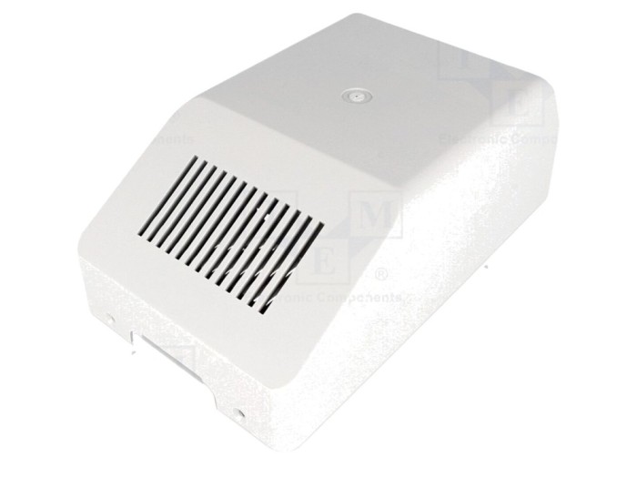 Carcasă alimentator ABS gri ventilată