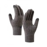 Manusi de barbat, flippy, model h, functie touchscreen (ecran tactil), material acril tricotat, manseta elastica, interior catifelat, marime universal