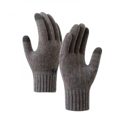 Manusi de barbat, flippy, model h, functie touchscreen (ecran tactil), material acril tricotat, manseta elastica, interior catifelat, marime universal foto