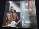 John Lee Hooker - 20 Greatest Hits _ cd,compilatie _ Blue City(1988,Europa), Blues