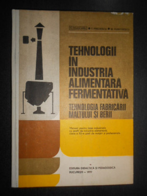 Tehnologii in industria alimentara fermentativa. Tehnologia fabricarii maltului foto