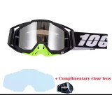 Ochelari Atv/Cross/Enduro/Downhill/Ski,+lentila clara cadou+ saculet produse nou, 100%