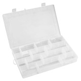 Organizator din plastic cu 14 separatoare reglabile, 35 x 22,8 x 4,9 cm