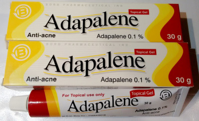ADAPALENE ADAPALENA 0.1% Gel Acnee Adaferin Retinol Differin Riduri foto