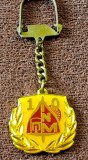 Breloc din perioada comunista - Institutul Național de Metrologie (aniversare 10 ani 1975/1985)