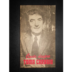 Valentin Silvestru - Carte despre Toma Caragiu