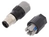 Conector M12 Tata pe Cablu IP65 Phoenix Contact, 4 Pini, IDC, Drept, DeviceNet/CANopen, 4A, 0.25kV, Cablu 4-8mm
