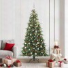VidaXL Brad de Crăciun artificial cu ramuri articulare Verde 210 cm 3397434