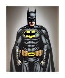 Cumpara ieftin Sticker decorativ, Batman, Negru, 85 cm, 6189ST, Oem