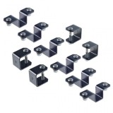 Set accesorii fixare 3 traverse Cruz Evo Rack Module-Safari otel