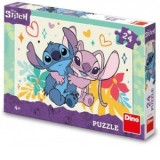 Puzzle - Stitch si Angel (24 piese)