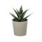 Ghiveci decorativ cu floare artificiala verde, 6x11 cm, ATU-082360