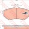 Set placute frana,frana disc VW LUPO (6X1, 6E1) (1998 - 2005) TRW GDB1437