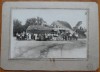 Foto pe carton, Tractor universal, Casa unde se treiera, batoza de grau, Ghita Gheorghe - Tirca, 10 August 1933