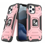 Wozinsky Ring Armor Husă Kickstand Tough Rugged Cover Pentru IPhone 13 Pro Max Auriu Roz 9111201944701