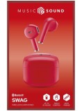 Earphones Swag True Tws Red Android Devices|Apple Devices
