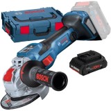 Bosch GWX 18V-15 SC X-LOCK BITURBO + ProCORE - Polizor unghiular 125 mm valiza speciala + Acumulator Li-Ion 18 V 4 Ah